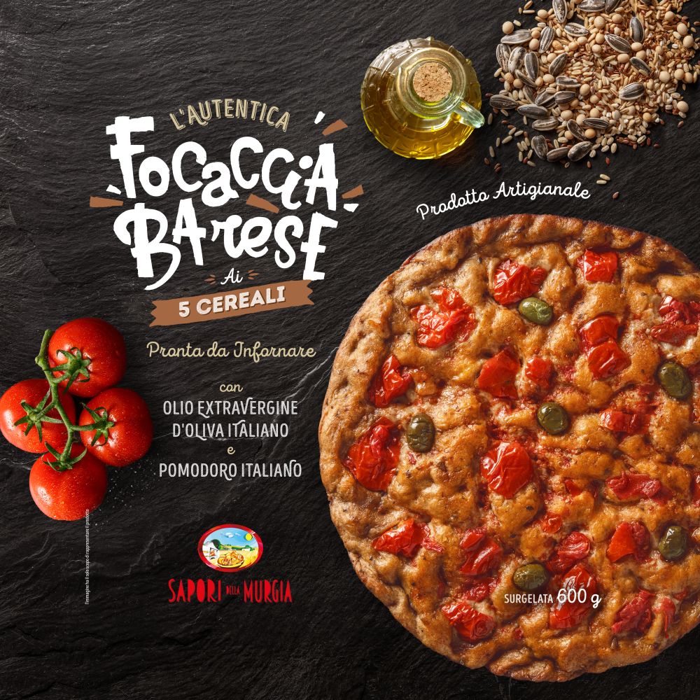 FOCACCIA AI 5 CEREALI GR 600